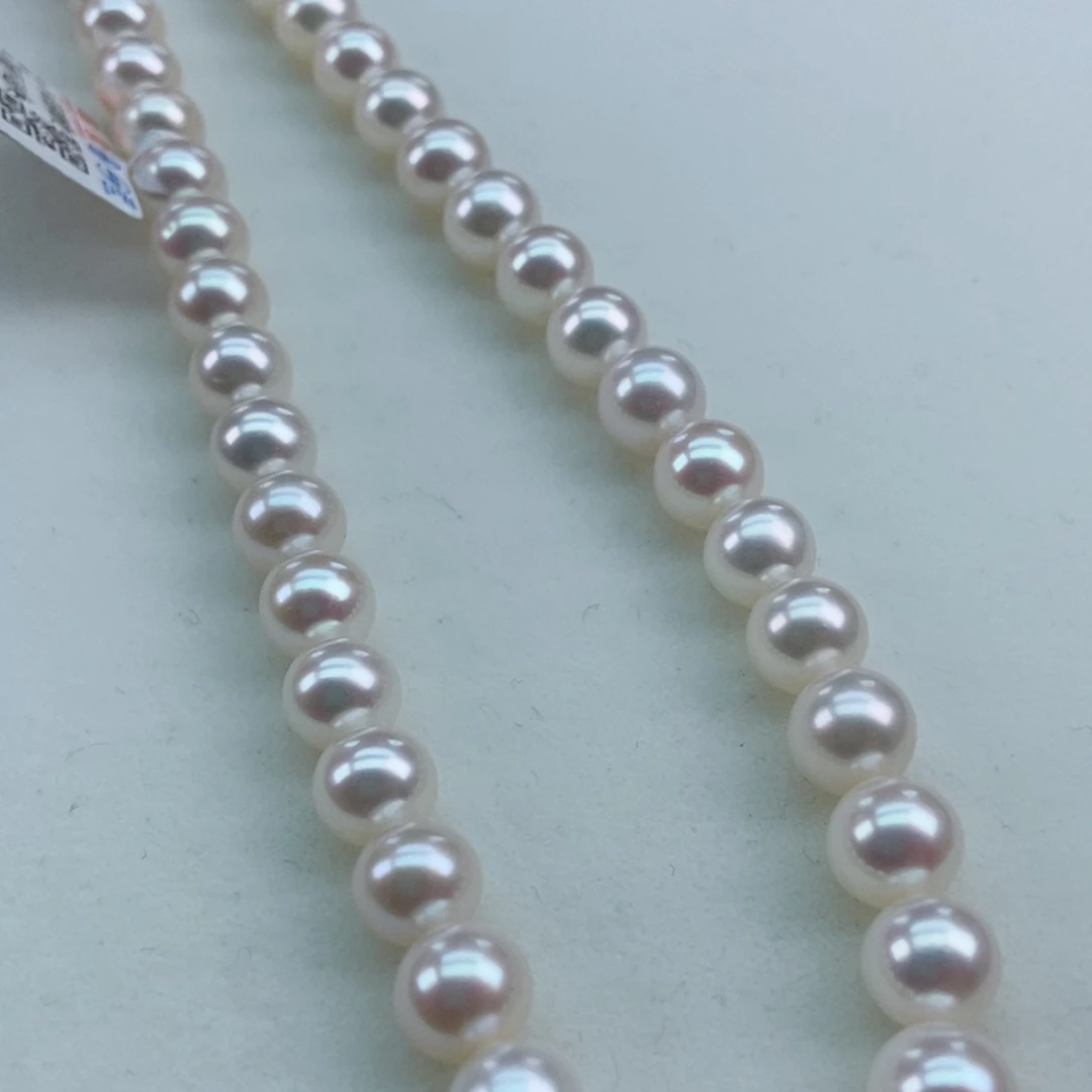 银S925镶嵌淡水珍珠8/9极光冷白炫粉光