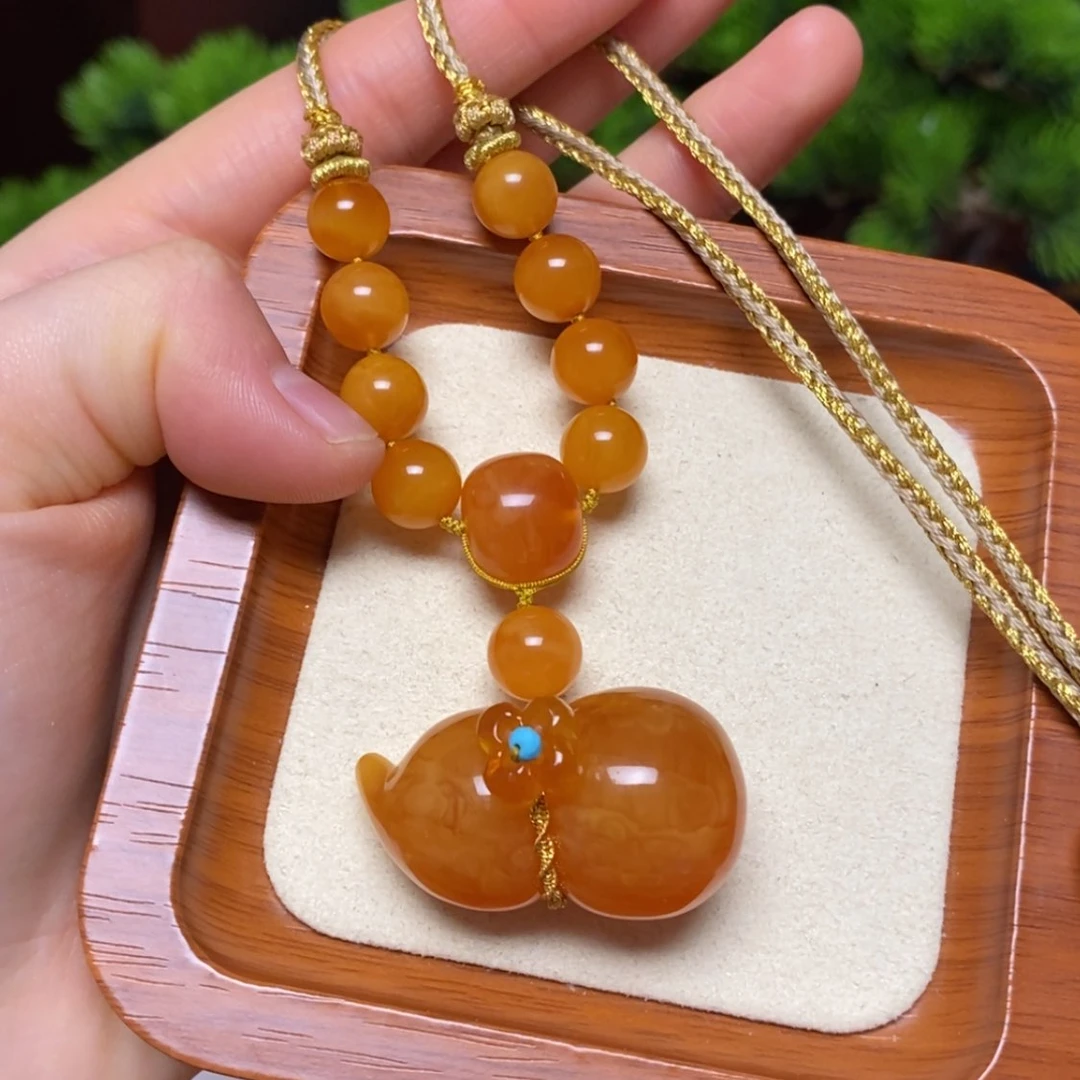 【闪购商品】蜜蜡颈饰未镶嵌项链