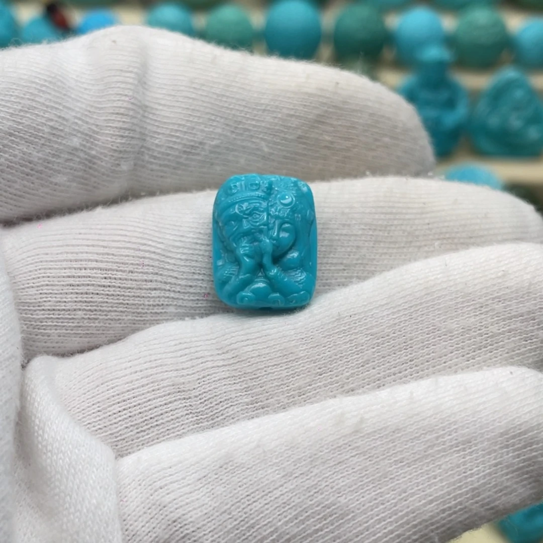 绿松石未镶嵌颈饰卡12.6-16-8