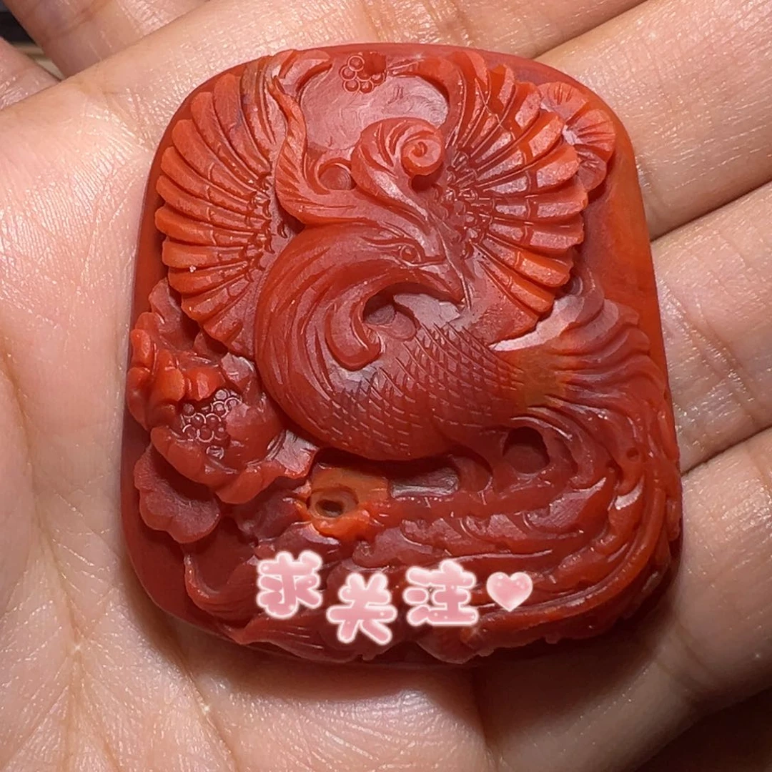 南红玛瑙珠宝奇石未镶嵌劉****朱雀牌