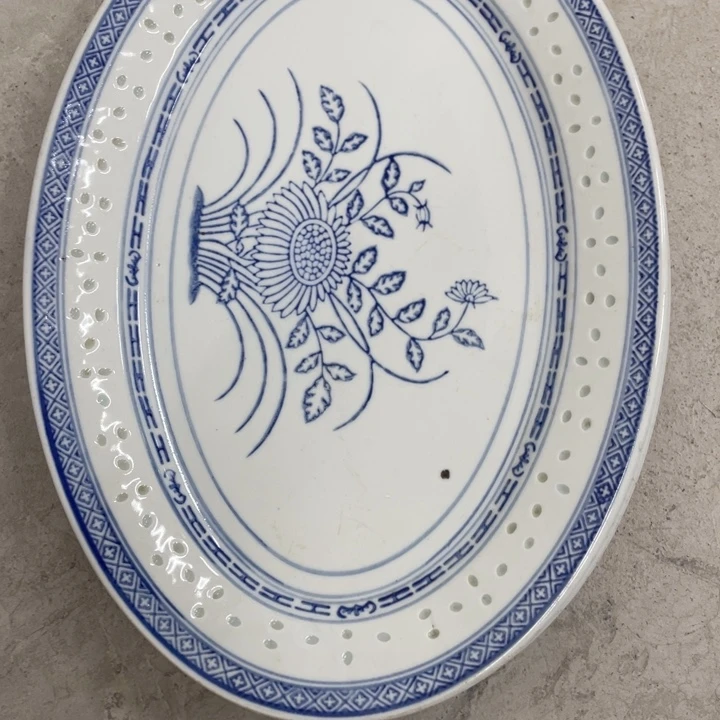 26x35.5公分玲珑鱼盘