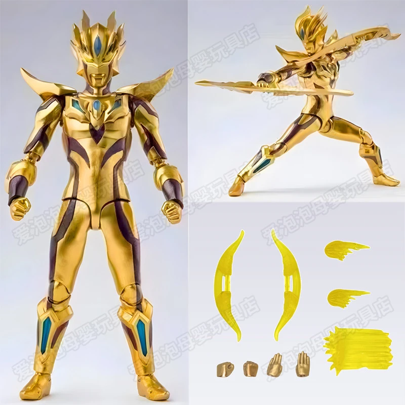 正版黄金赛罗奥特慢手办模型布莱泽终极闪耀关节可动儿童玩具人偶