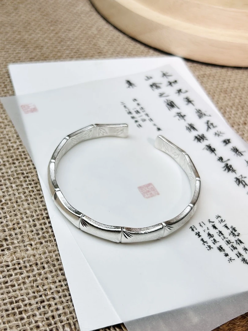 足银手镯 新款节节高经典时尚手镯