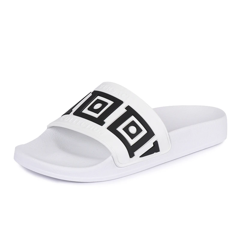 未使用 VERSACE/范思哲 男士白色pvc平底拖鞋