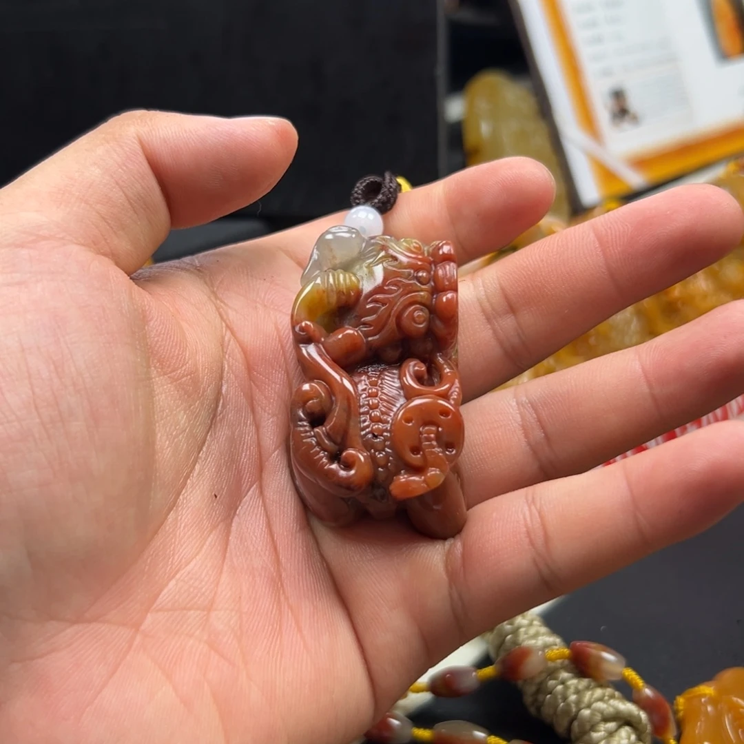 石英质玉（黄龙玉）未镶嵌多样性发货，发其一