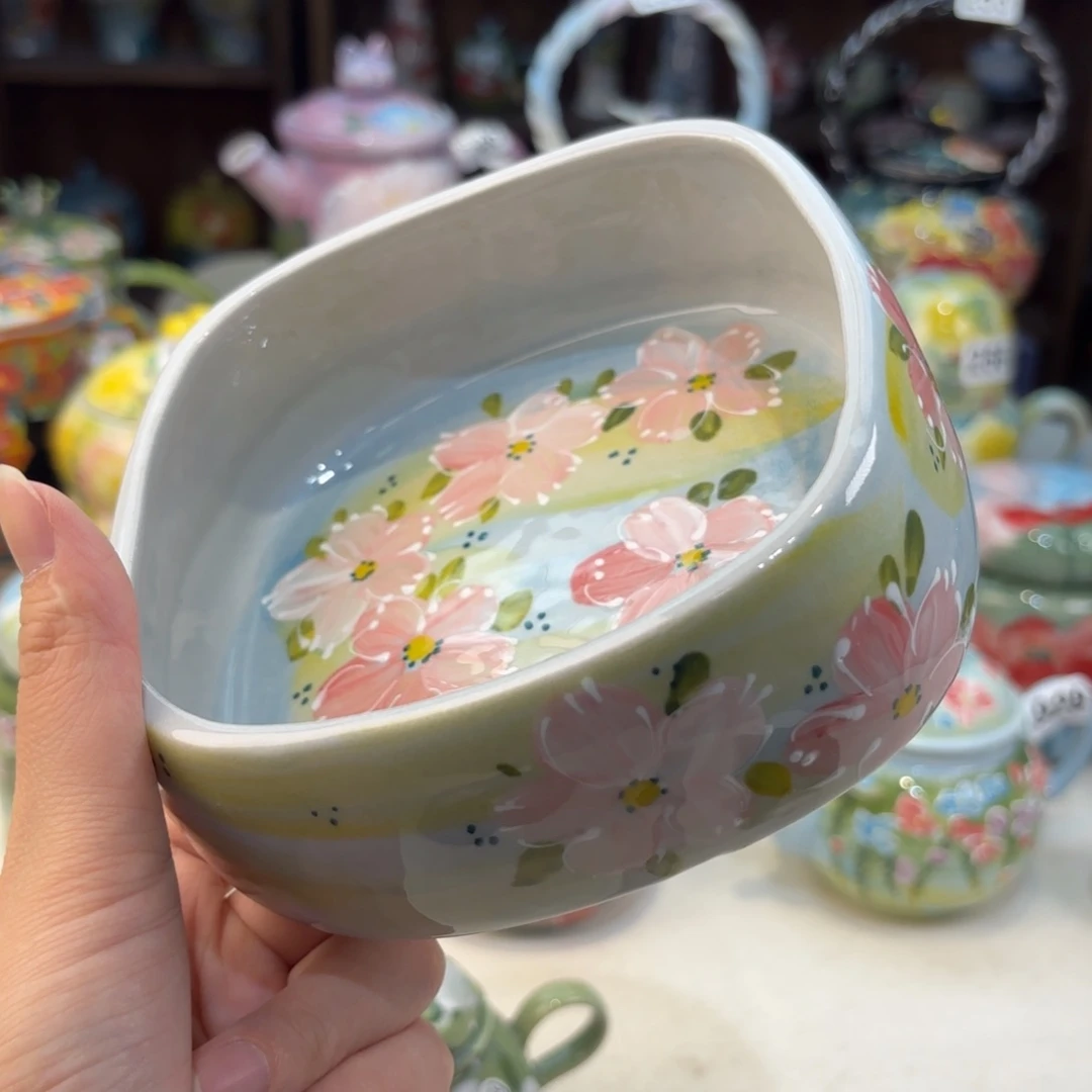 景德镇手绘高温釉下彩陶瓷茶具