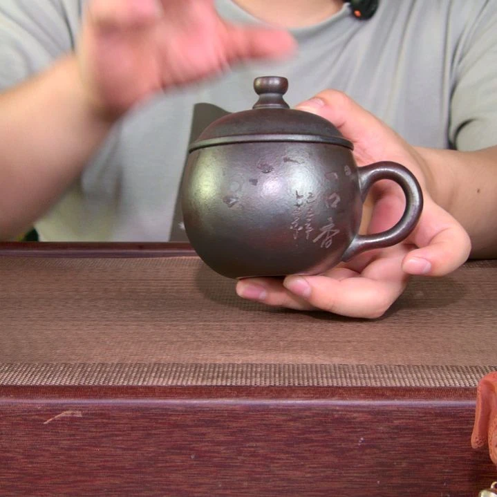 茶杯紫砂高货放漏