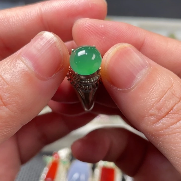 翡翠未镶嵌戒指缅甸天然翡翠