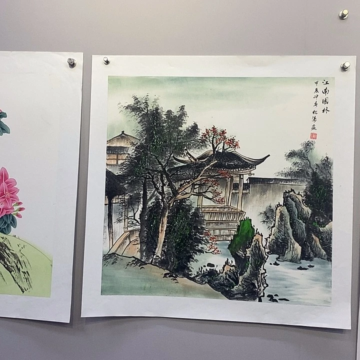 国画精品手绘作品