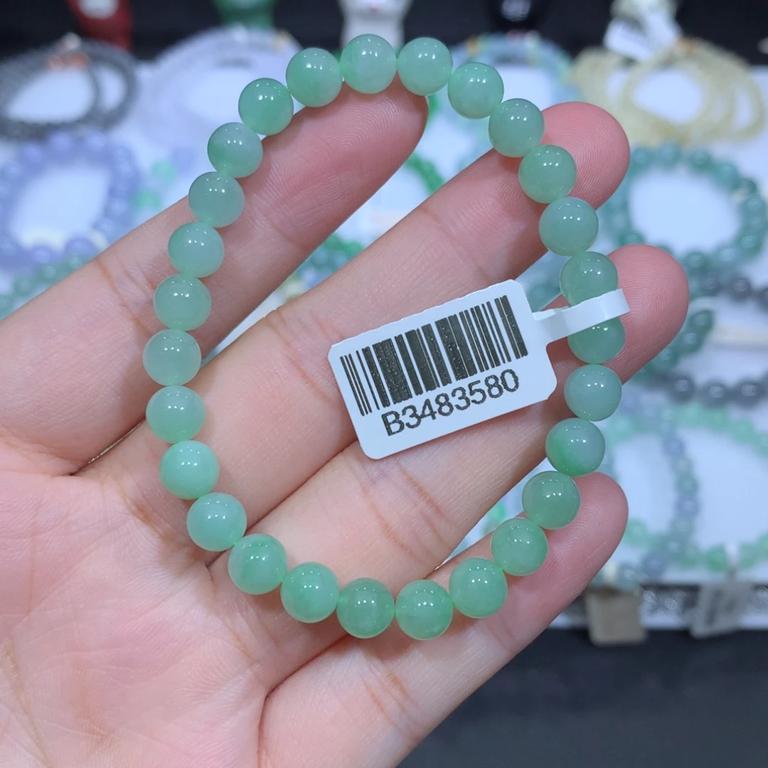 翡翠未镶嵌手串天然