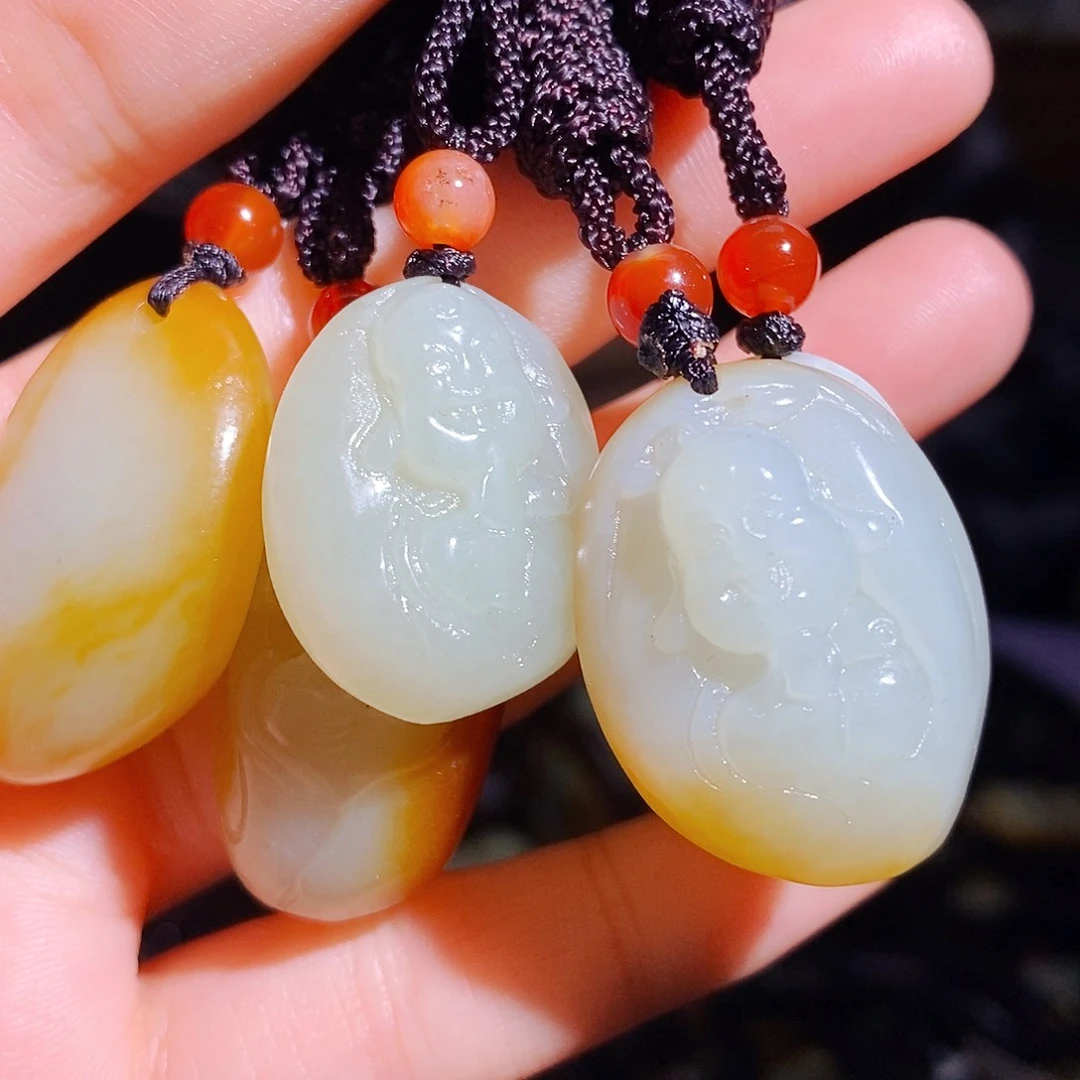 和田玉颈饰未镶嵌多样性发货11111拍一发一