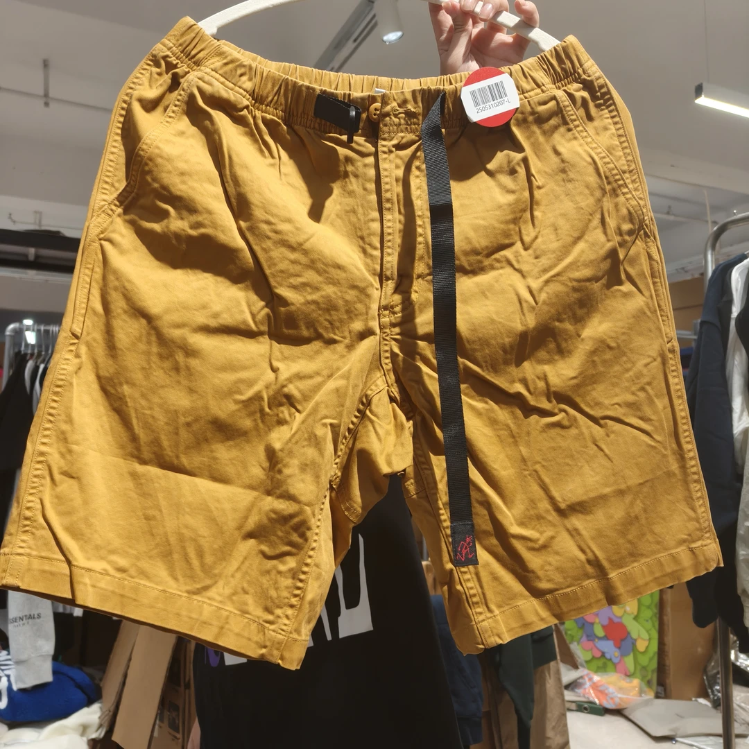 小野人 短裤 巧克力黄色 2505310207