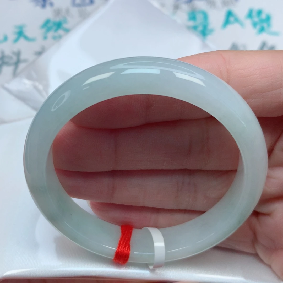 翡翠手镯未镶嵌51.7圈 小手福利放漏