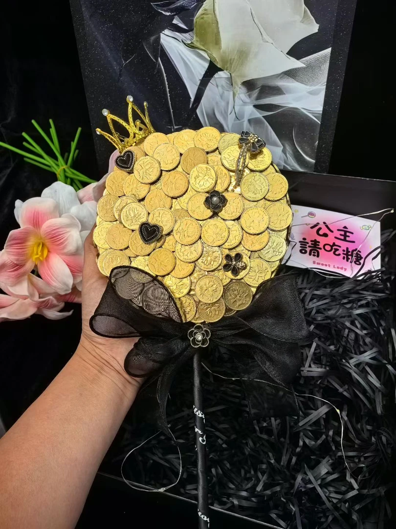 七夕爱心硬币成品礼盒创意生日礼物送男女朋友闺蜜成品