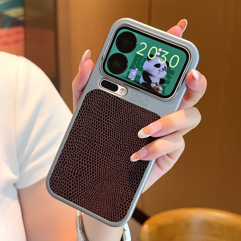 蜥蜴纹素皮适用小米17promax手机壳小米17pro高级感防摔青春17pro