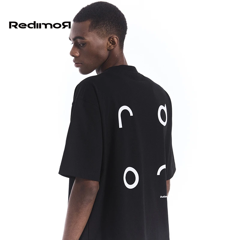 【HRG清仓】REDIMOR 冰感短袖t恤女男2025新款情高街T恤252RB1035