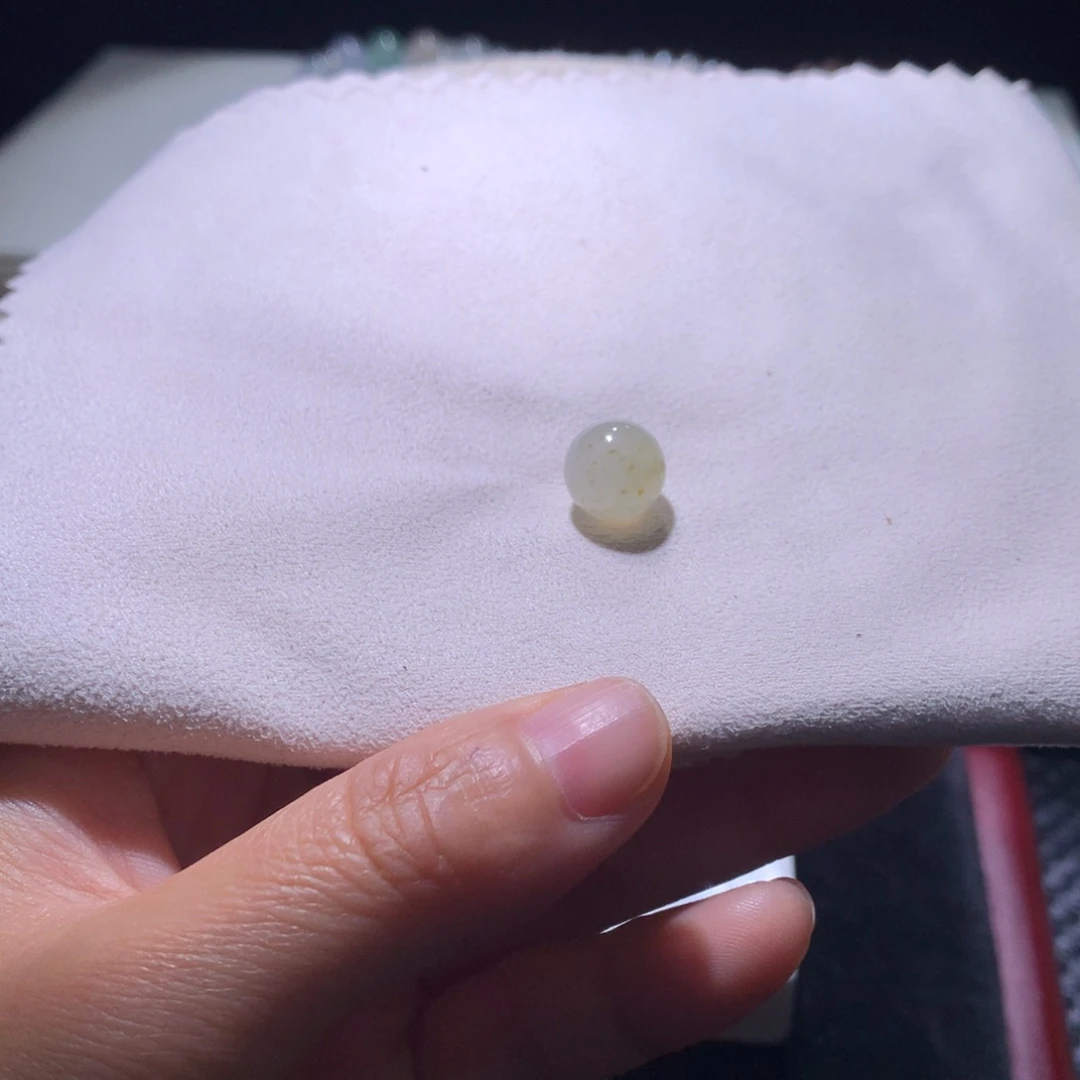 翡翠散珠天然缅甸A货翡翠卡10.88