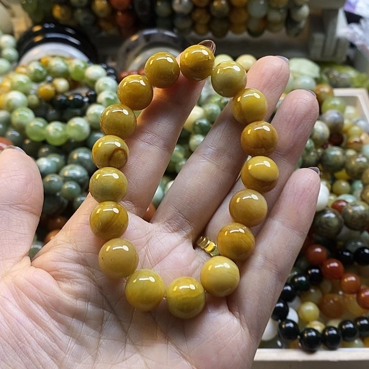 未镶嵌蛇纹石玉手镯本*