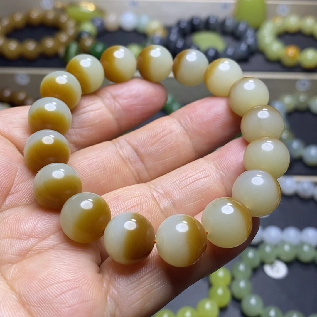 和田玉手串未镶嵌