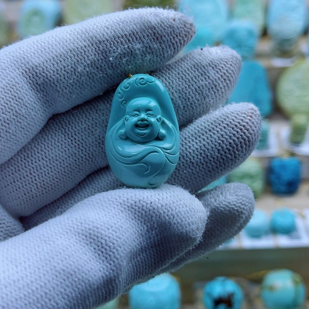 绿松石未镶嵌珠宝奇石