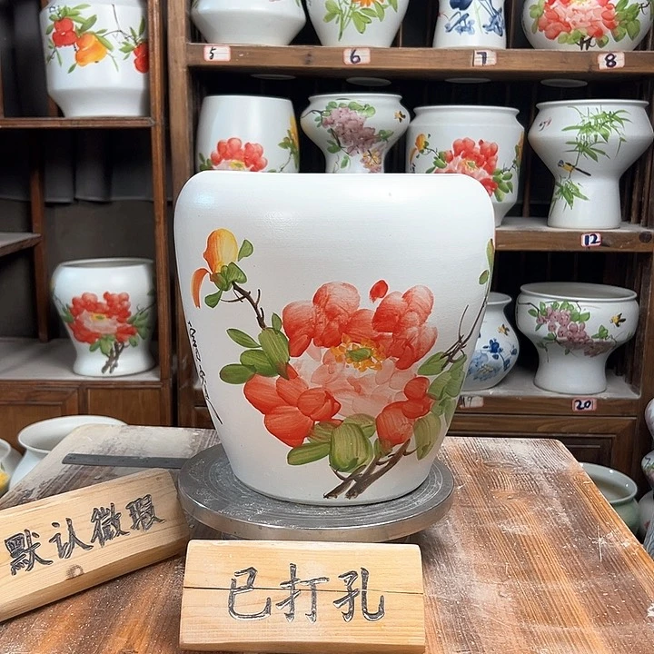 摆件苹果红牡丹新款新款陶瓷