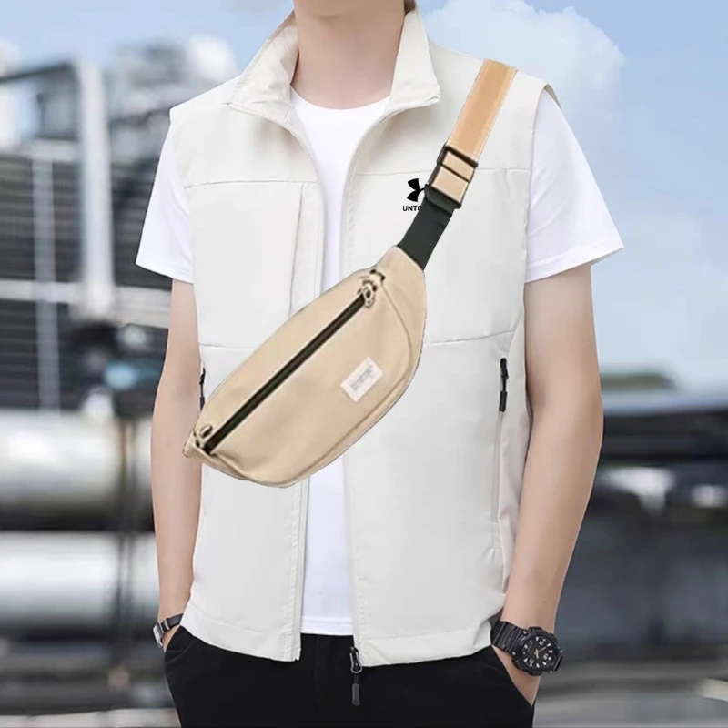 2025新款马甲男女春夏立领背心坎肩宽松百搭休闲外套上衣