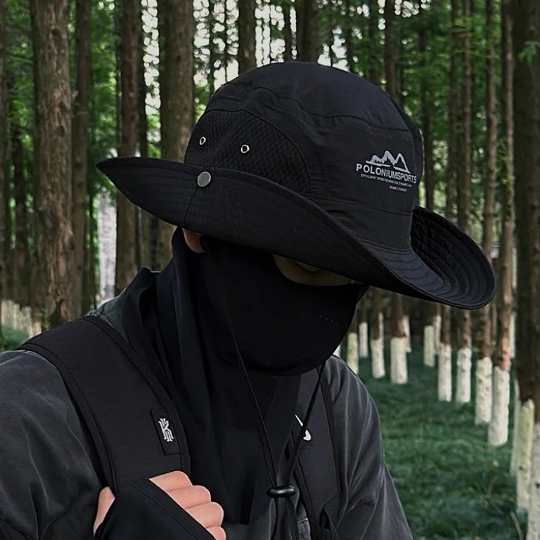 逸维辰 | 登山帽男女渔夫帽户外透气百搭遮阳帽防晒帽旅行牛仔帽