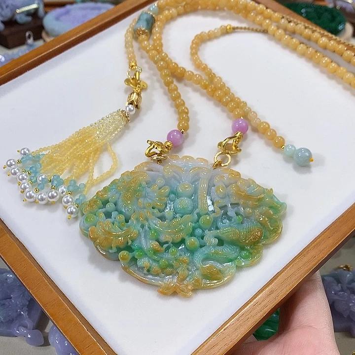 翡翠未镶嵌颈饰翡翠吊坠