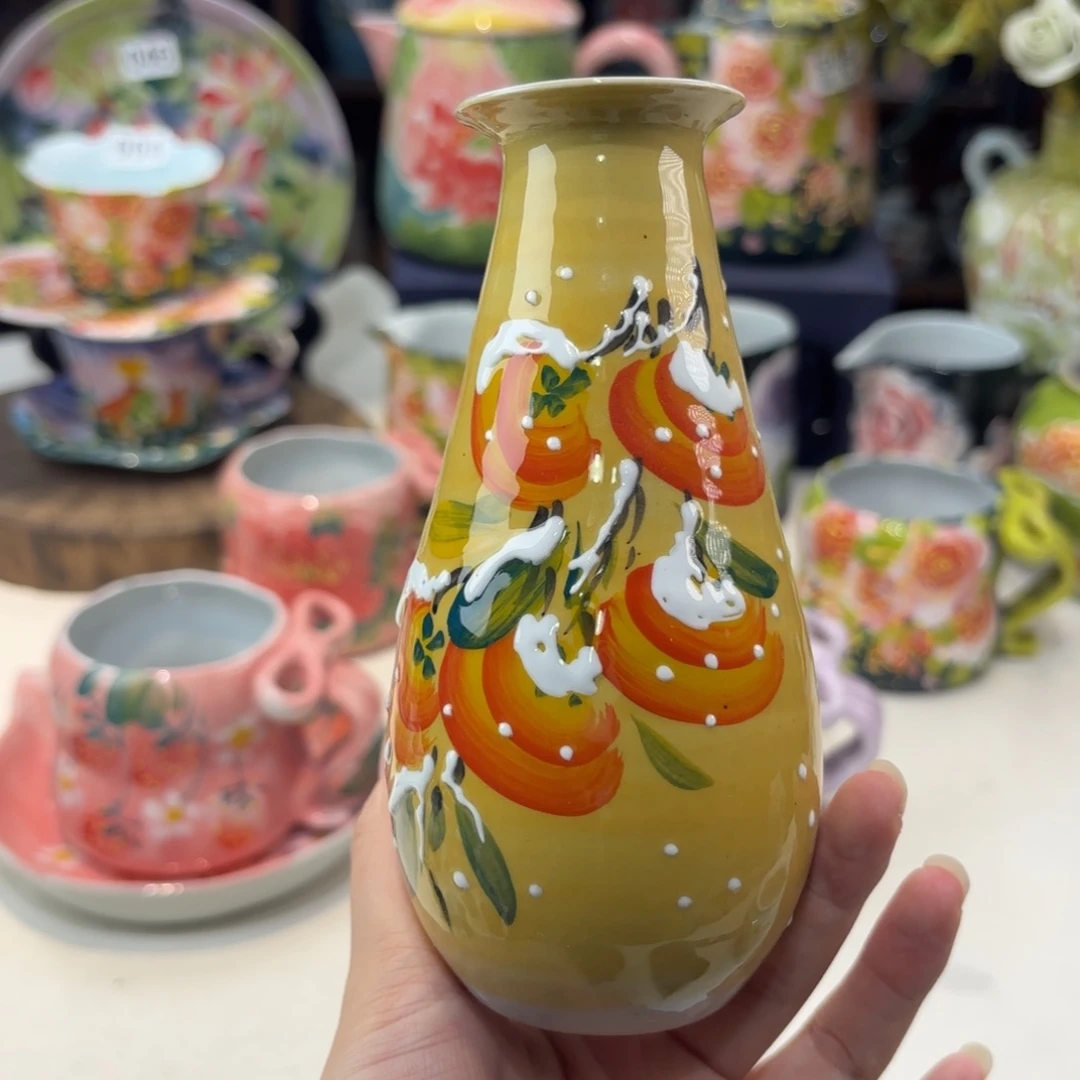 景德镇手绘高温釉下彩陶瓷茶具