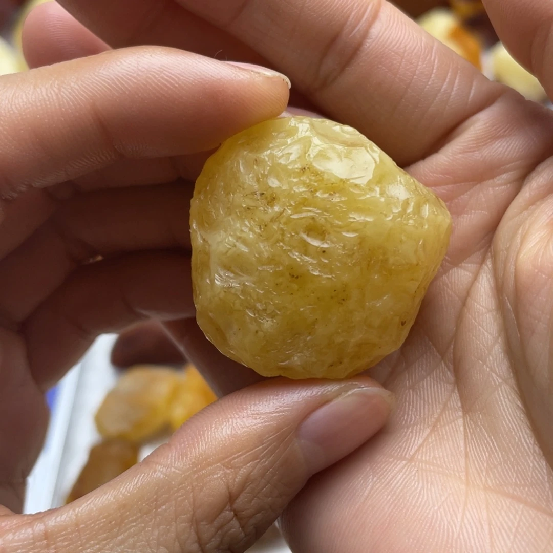 定制琥珀未镶嵌蜜蜡订制平安扣福利料