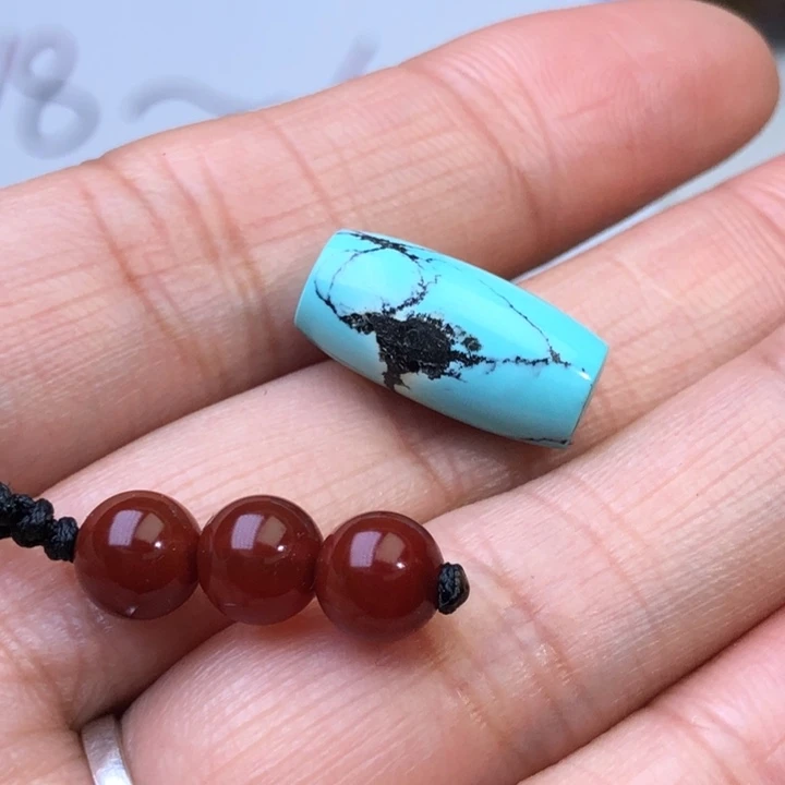 鵟***眸南红玛瑙未镶嵌颈饰