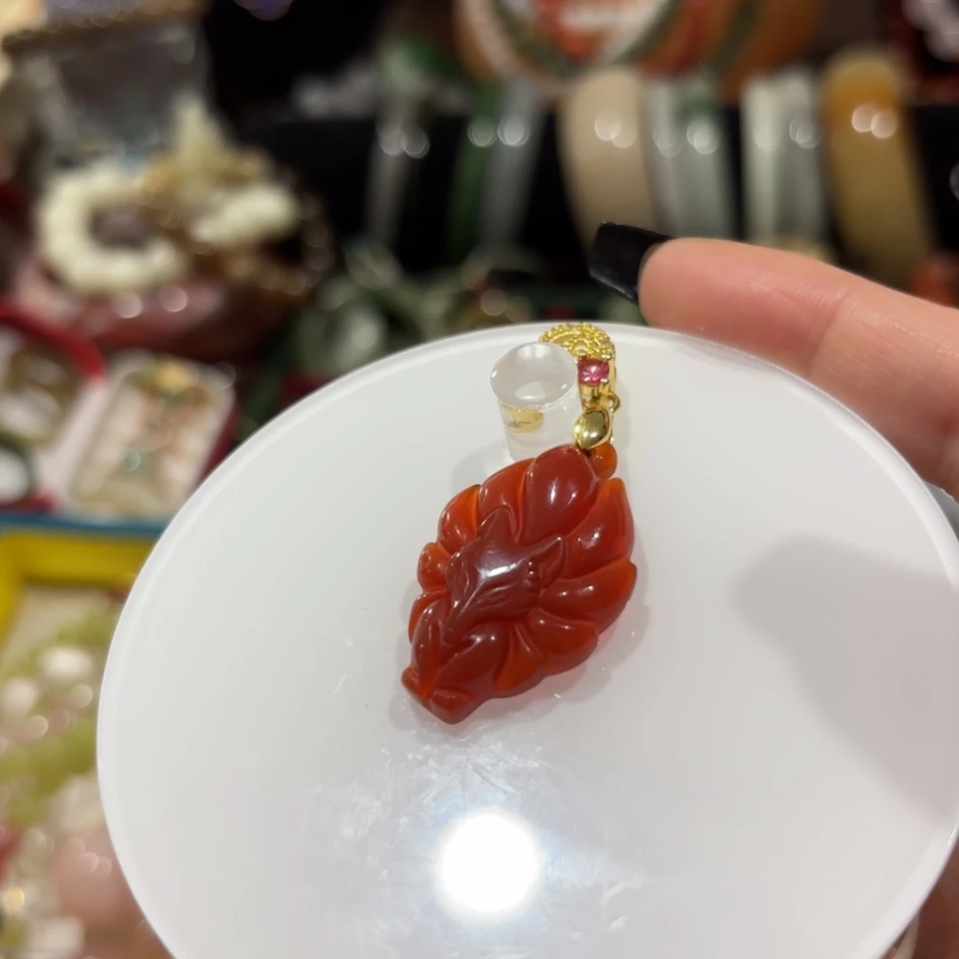 玛瑙/玉髓合金颈饰6258