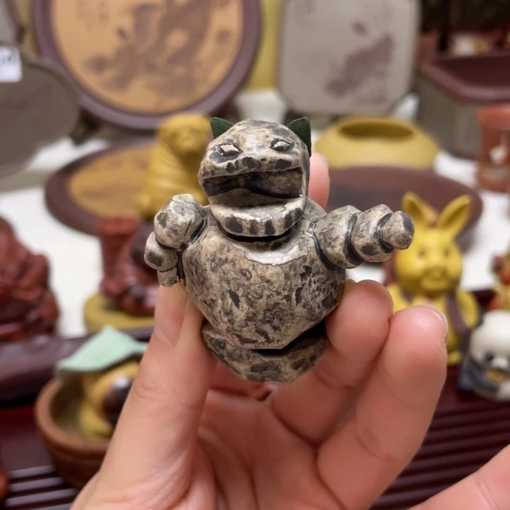 茶宠紫砂茶宠石姬娘娘