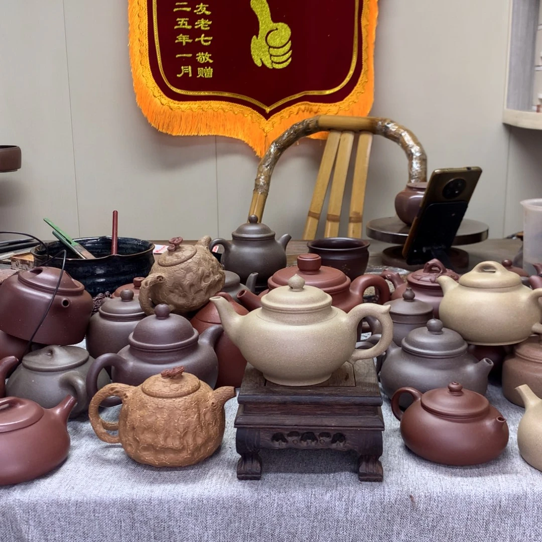 段泥茶壶半手工制作