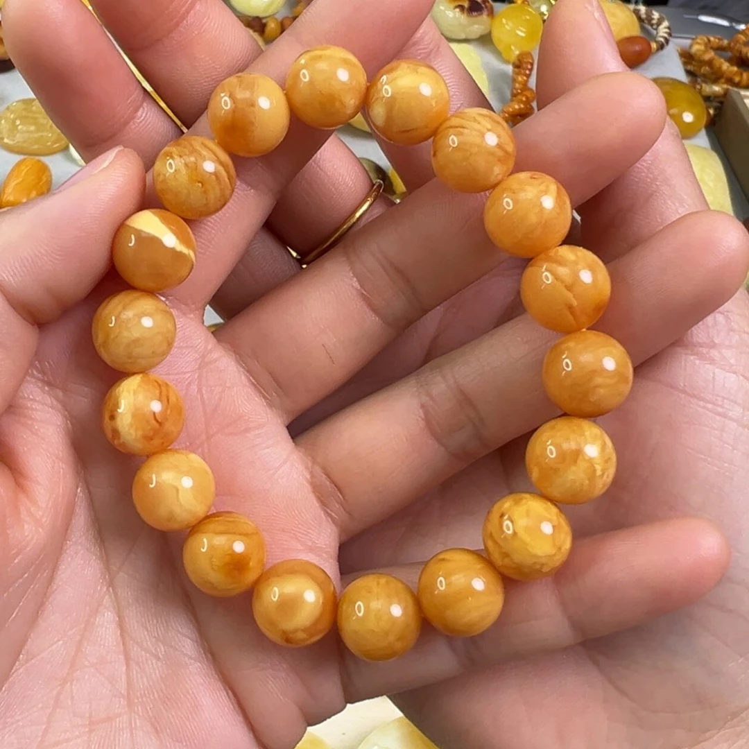 琥珀裸石未镶嵌蜜蜡