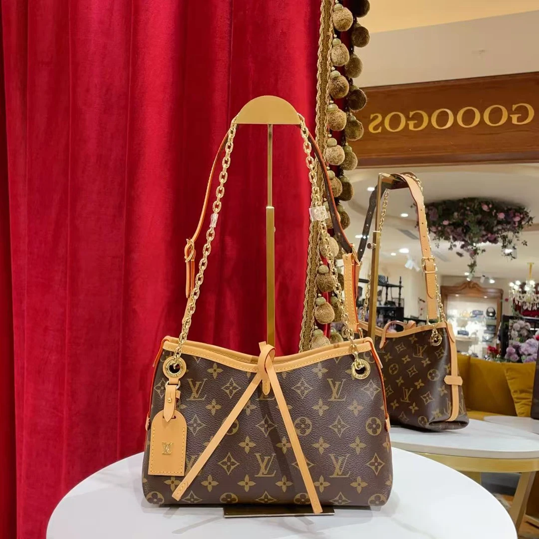 95新 LouisVuitton/路易威登 carryall bb单肩包芯片款89760908