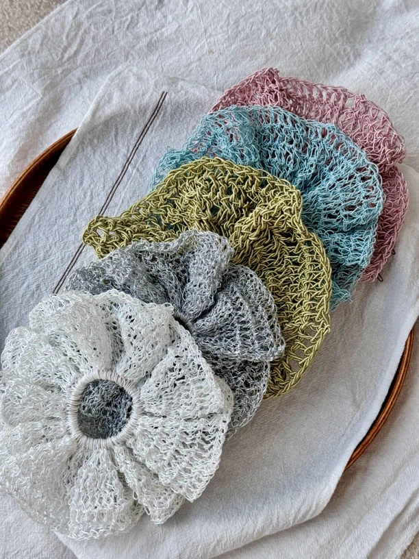 西柚手作发圈｜纯色韩系风