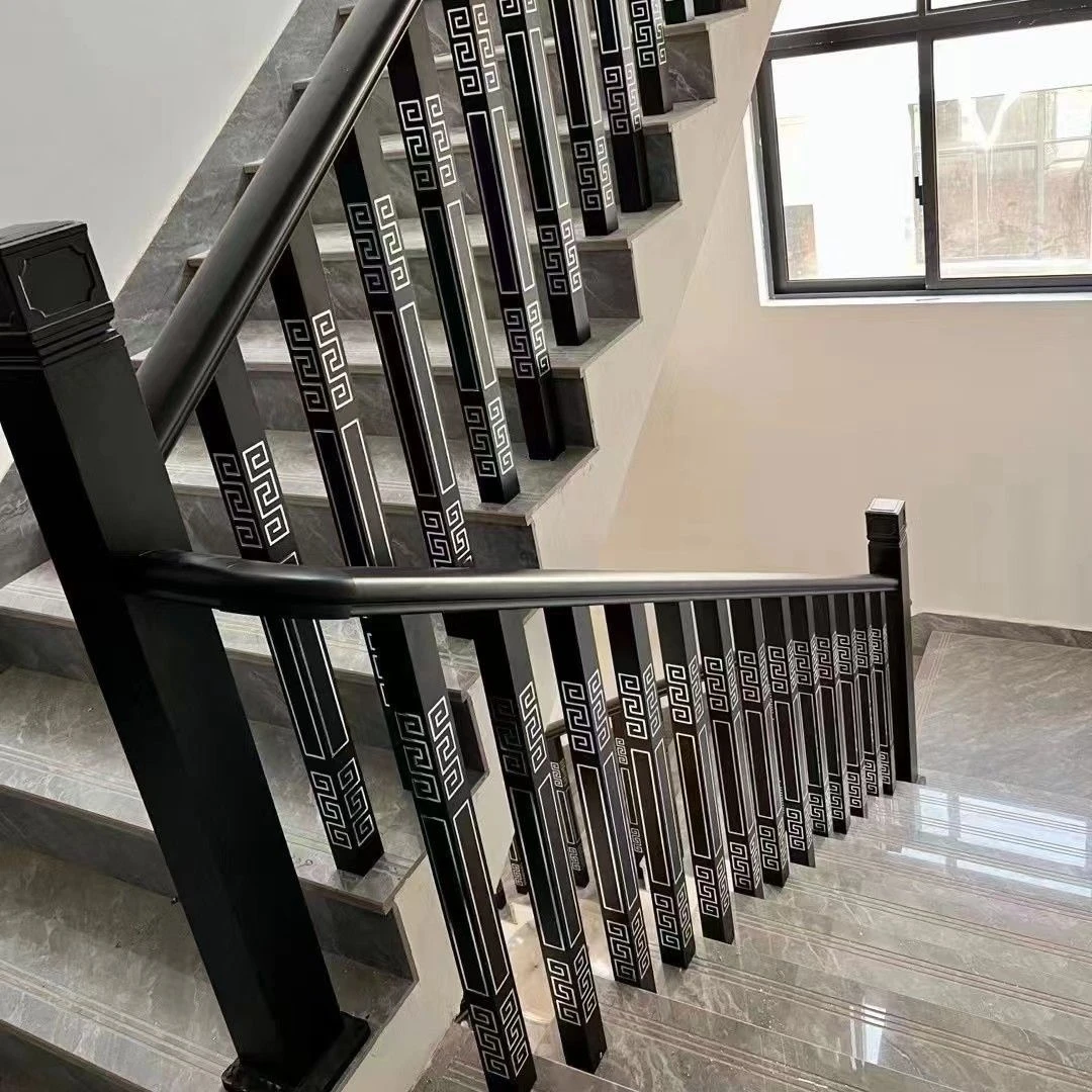 铝合金家用简约室内楼梯扶手现代围栏轻奢室外栏杆阳台别墅护栏