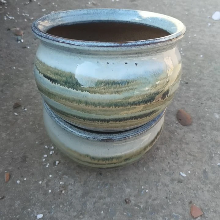 19/13微瑕两个盆子