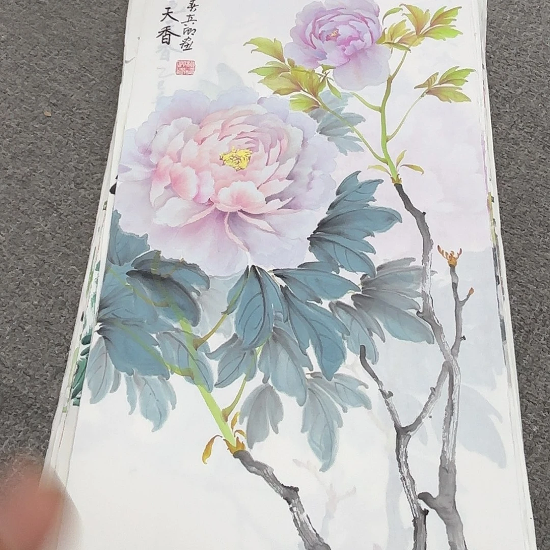 国画国画作品多次在国内外