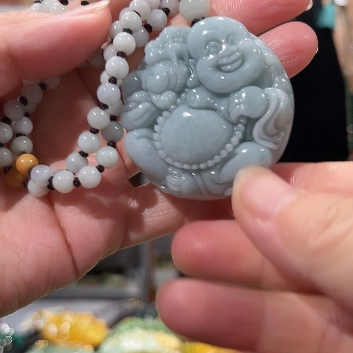 未镶嵌岫玉毛衣链