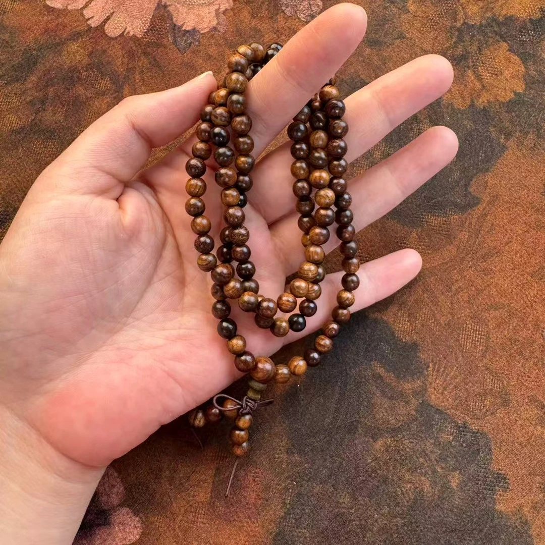 S0188-花梨0.6*108多圈手串（无礼盒）