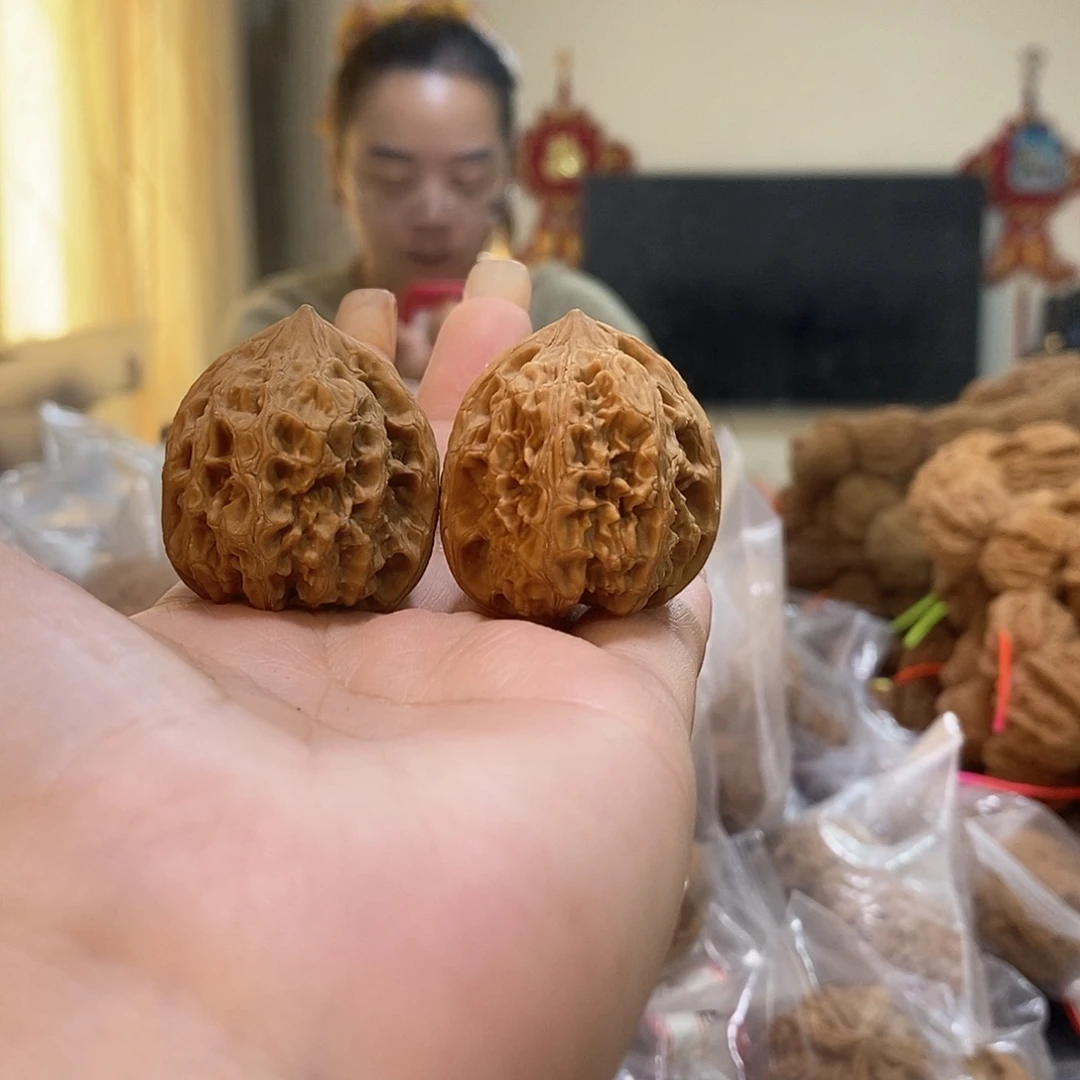 把件文玩核桃32红雀