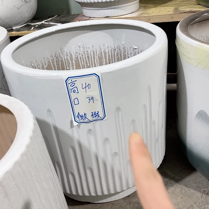 红陶陶瓷花盆默认微瑕