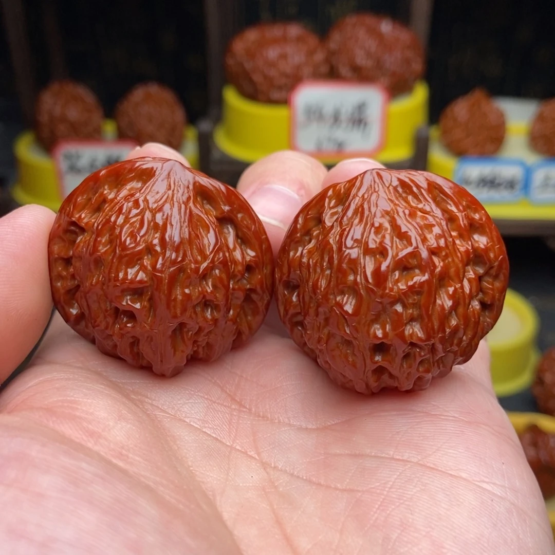 文玩核桃吊坠38房山磨盘