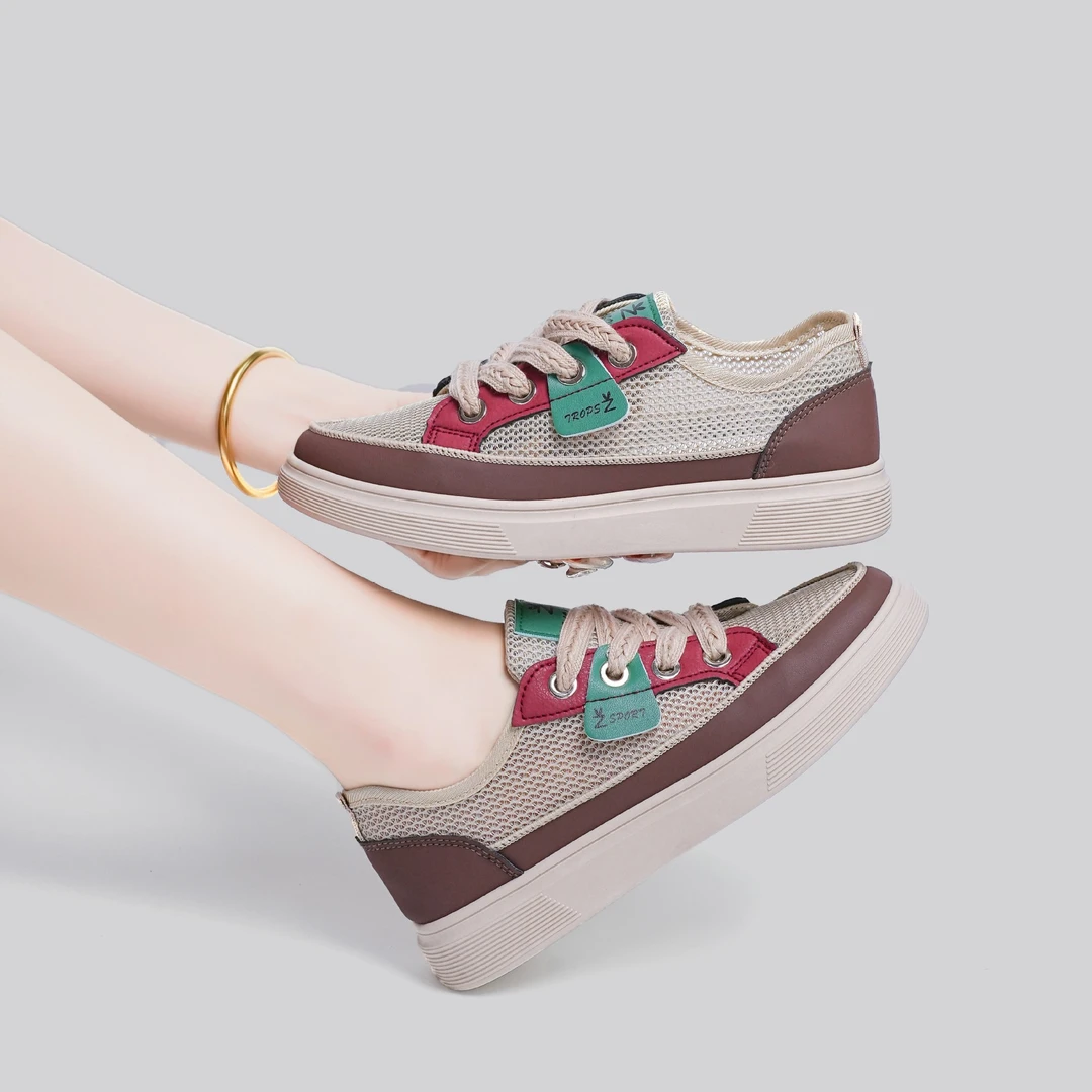 透气凉鞋女网面夏季新款断码镂空女鞋子时尚洋气百搭休闲运动板鞋