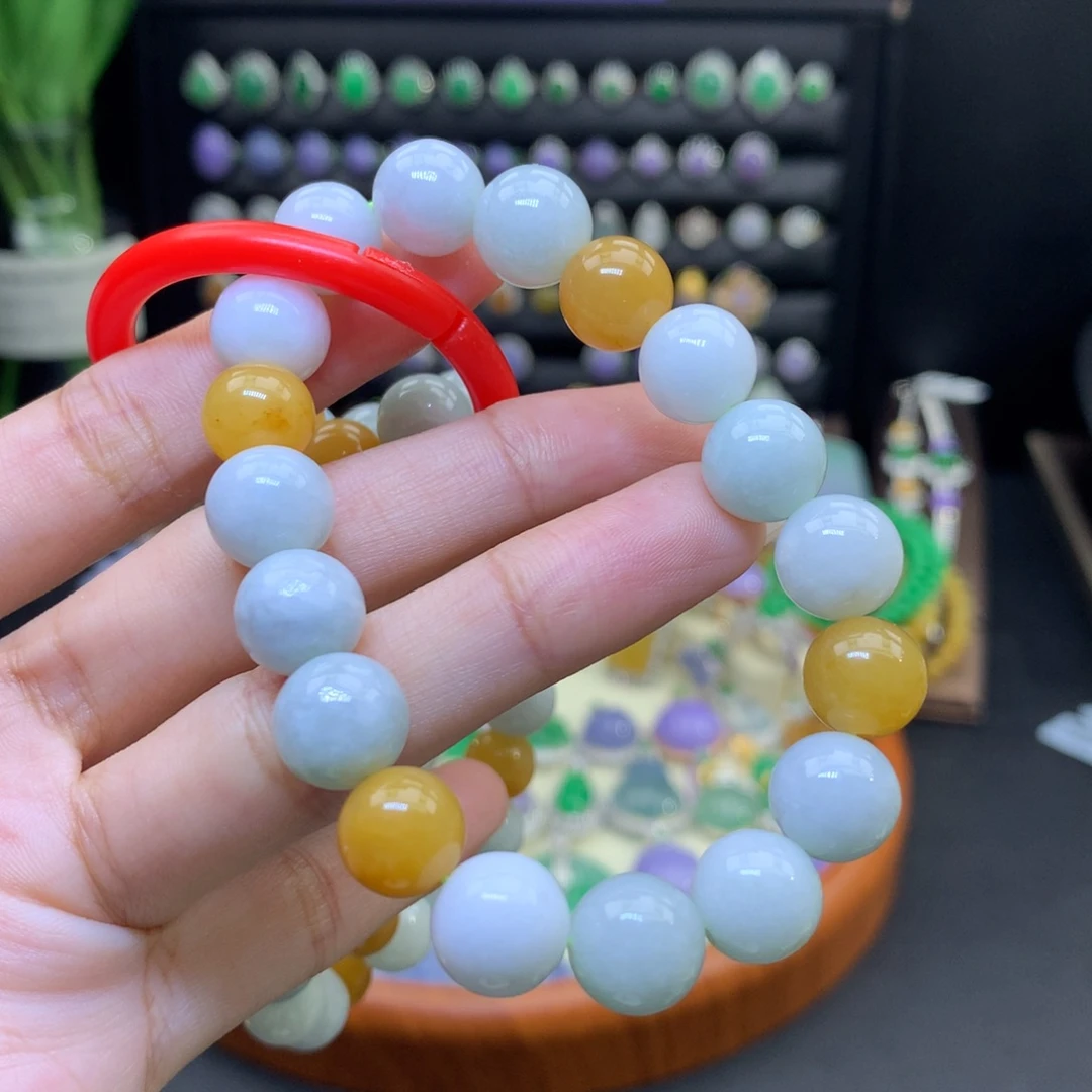 翡翠未镶嵌颈饰天然