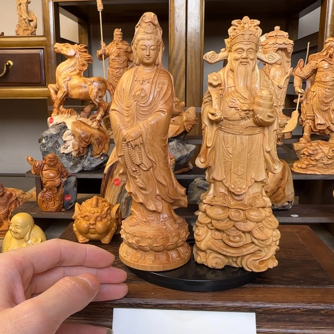 森***材崖柏小木匠艺雕一物一拍