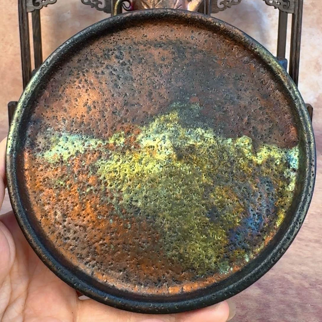 荥经黑砂炸福利窑彩壶承3