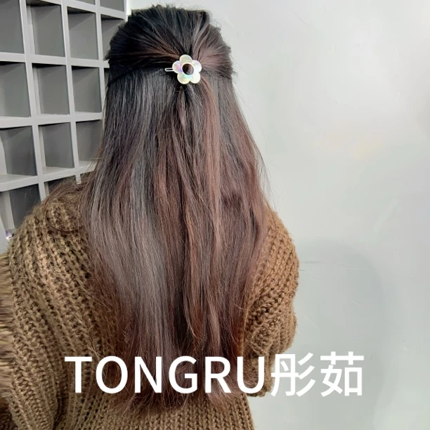 韩国醋酸France小花朵发夹可爱少女风发卡侧边夹刘海夹气质碎发夹